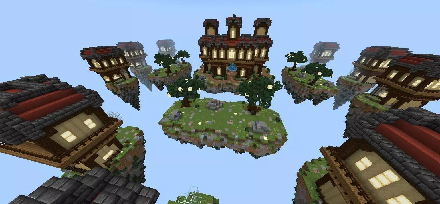 lucky ore skywars 1 map screenshot