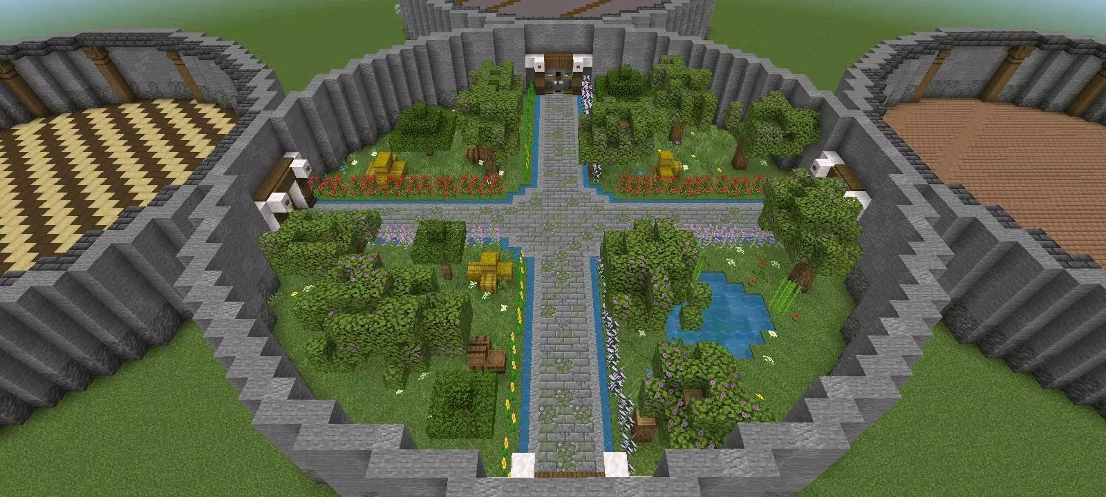 mcpe 1 vs 1 pvp practice map screenshot