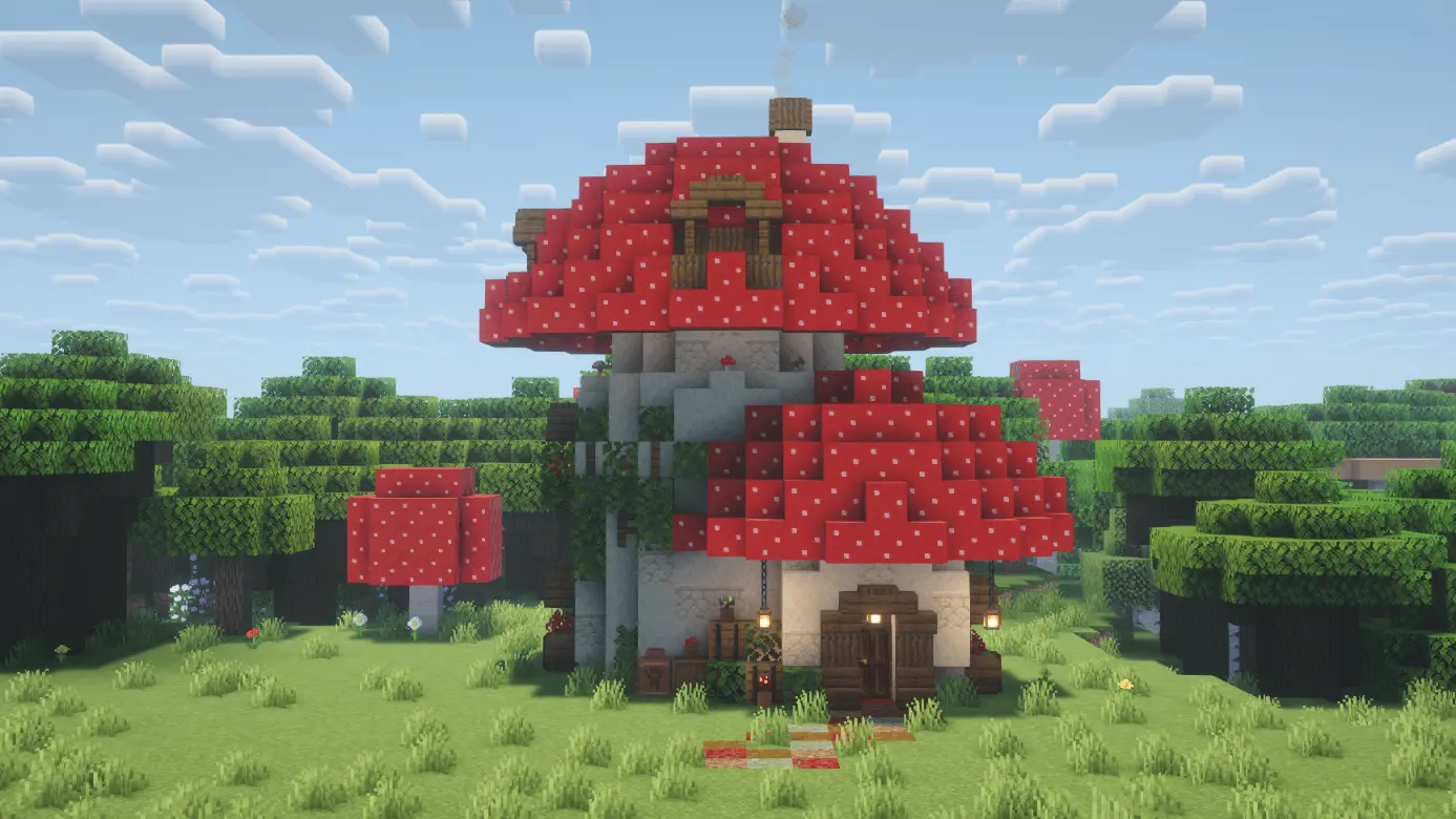 fantasy mushroom house map thumbnail