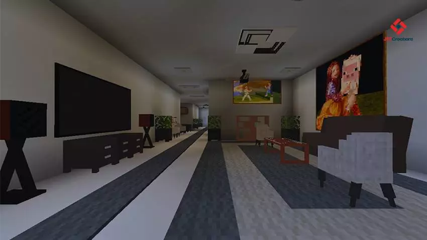 modern house 5 with furnitures map screenshot