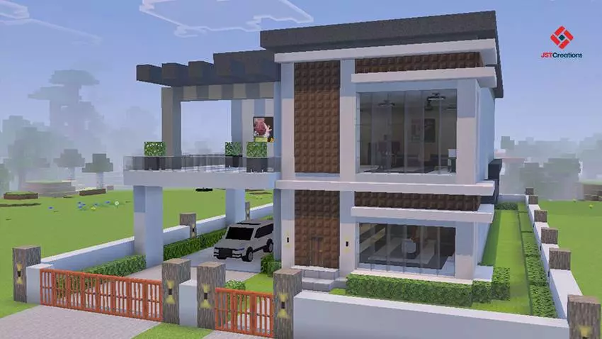 modern house 5 with furnitures map screenshot