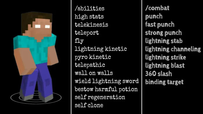 herobrine vs entity 303 addon screenshot