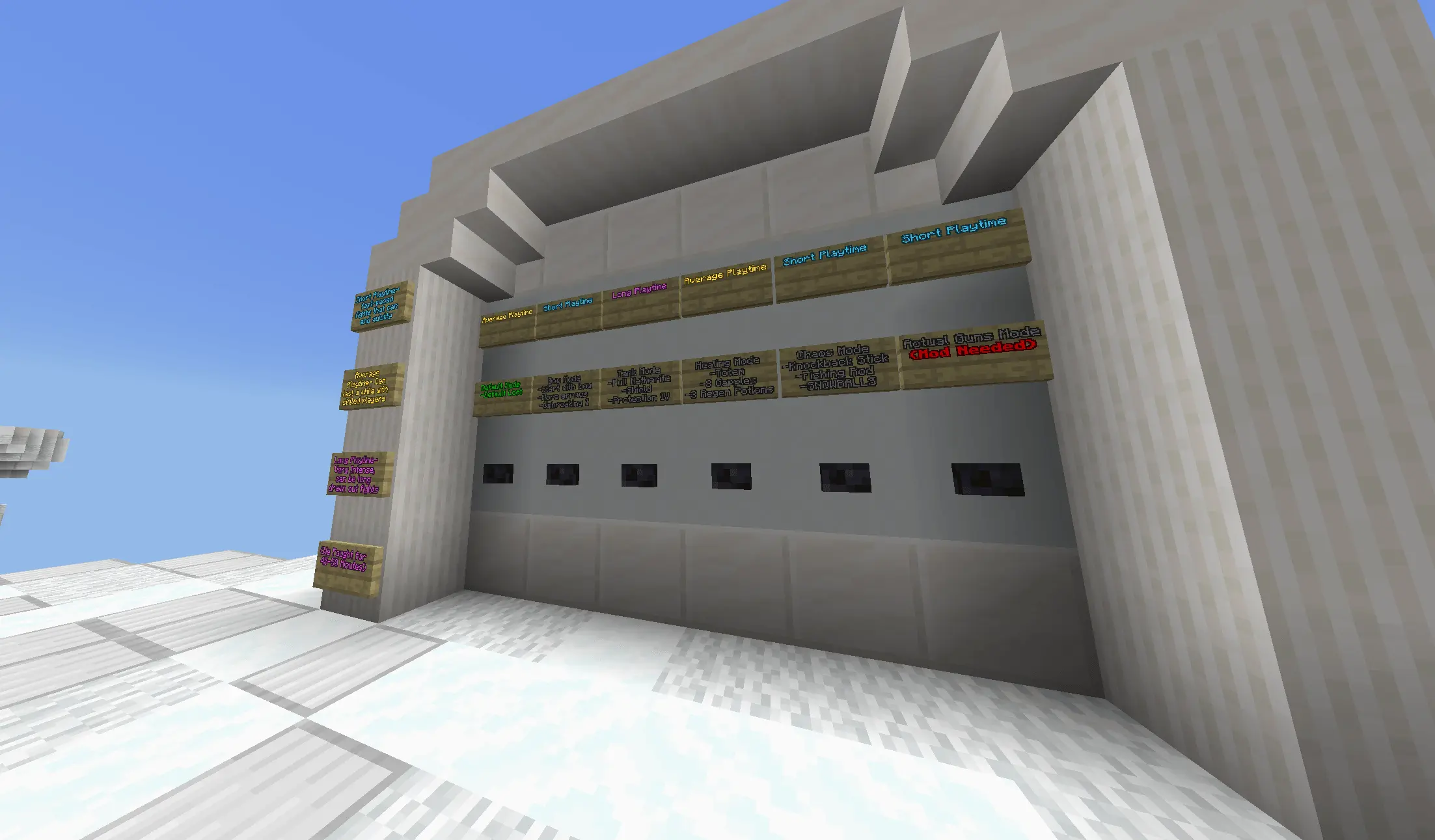 the towers battle minigame map screenshot