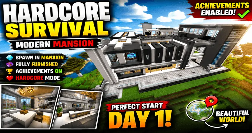 hardcore modern mansion map thumbnail
