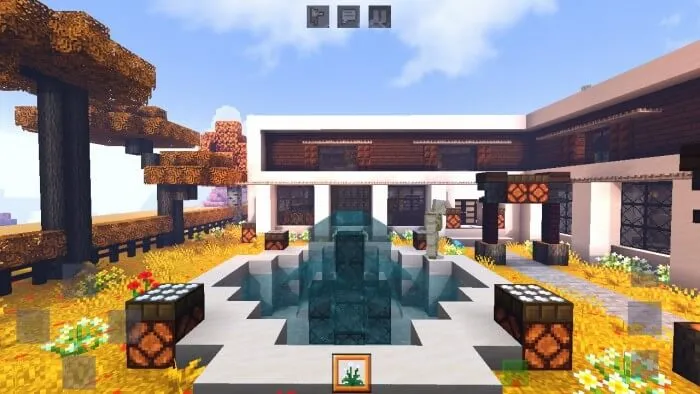 huge modern house redstone built map screenshot