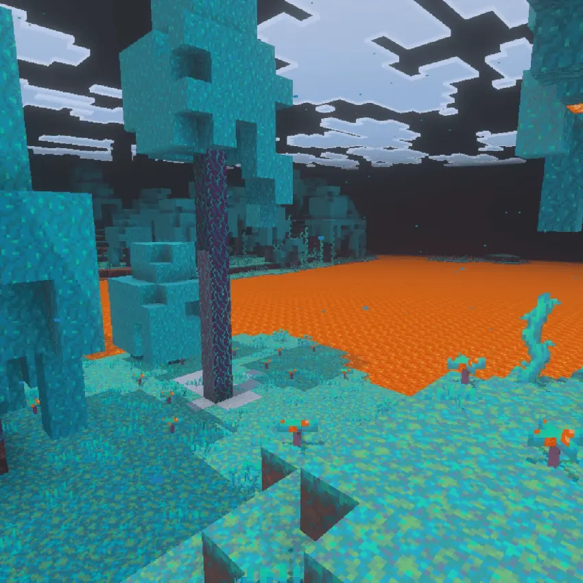 warped forest world 11 map screenshot
