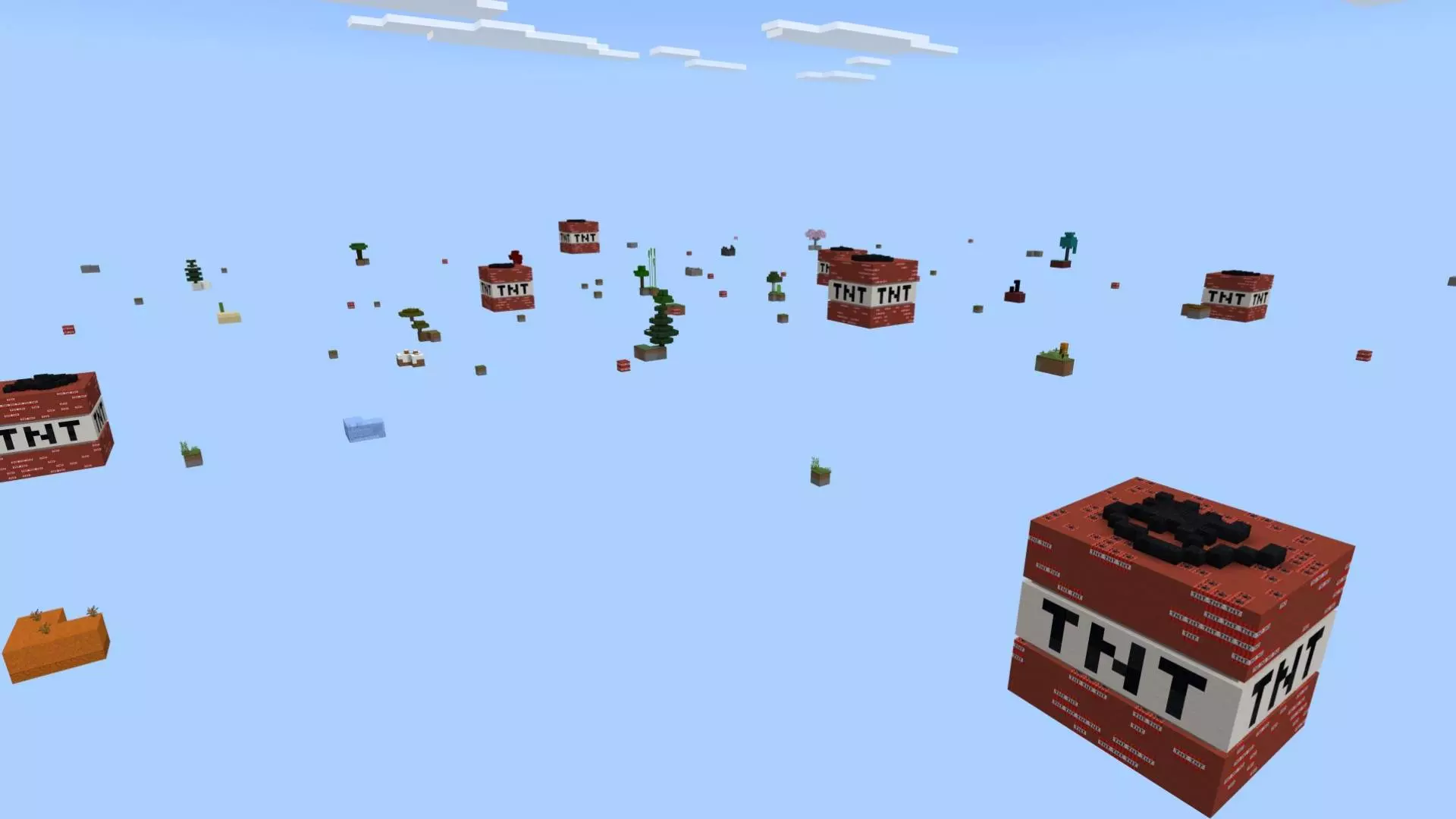 giant tnt sky challenge map screenshot