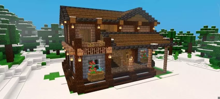 aesthetic winter cottage hardcore map thumbnail