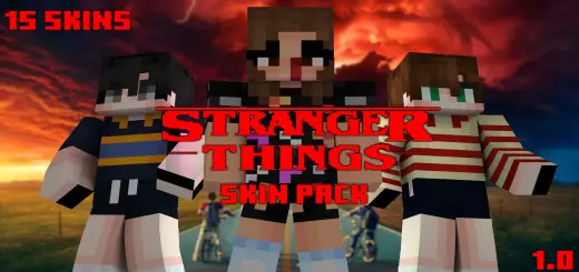 stranger things skinpack 15 new skins thumbnail