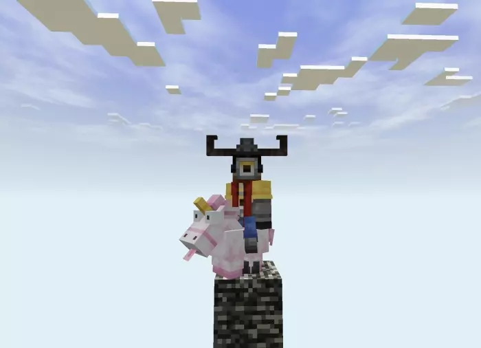 one block but you get random items map screenshot