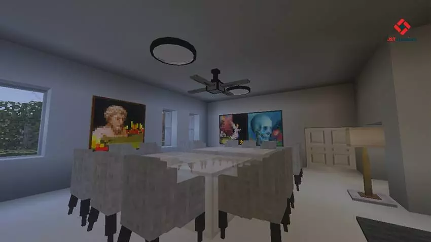 modern house 15 with furnitures map screenshot