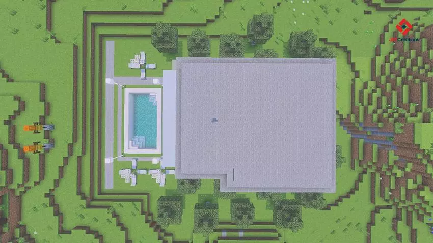 modern house 15 with furnitures map screenshot