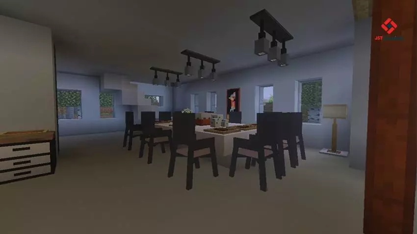 modern house 15 with furnitures map screenshot
