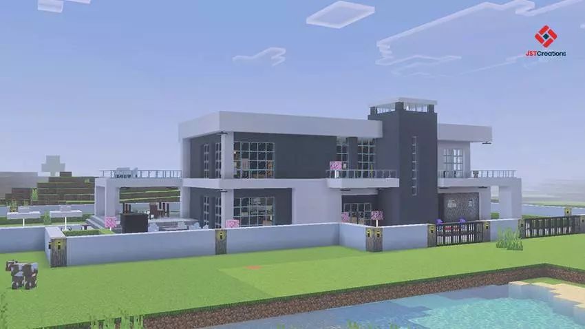 modded modern house 13 with furnitures map thumbnail