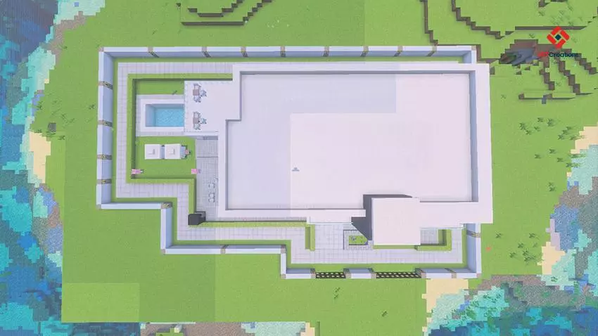 modded modern house 13 with furnitures map screenshot