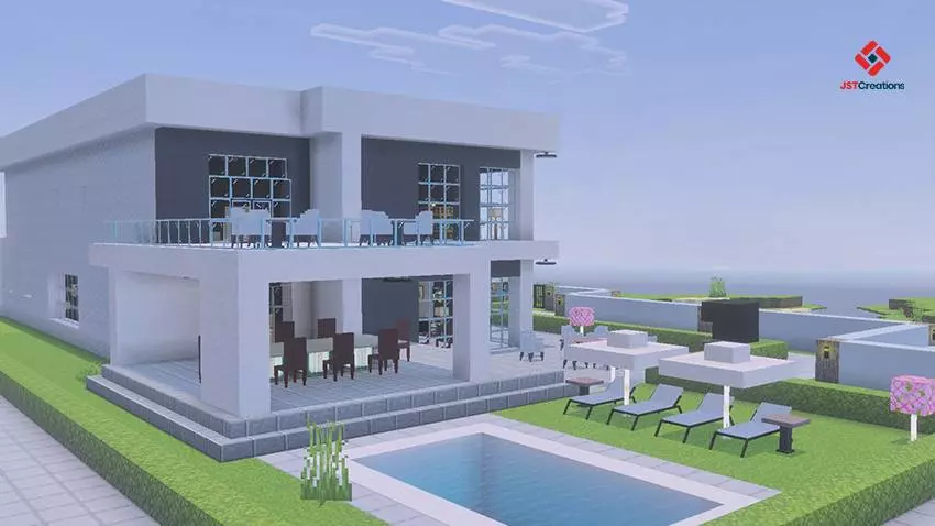 modded modern house 13 with furnitures map screenshot