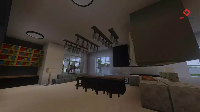 modded modern house 13 with furnitures map screenshot