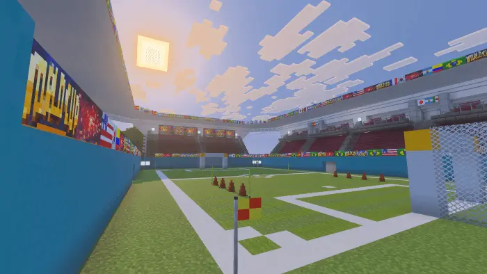 the dream blockball ultimate soccer map screenshot