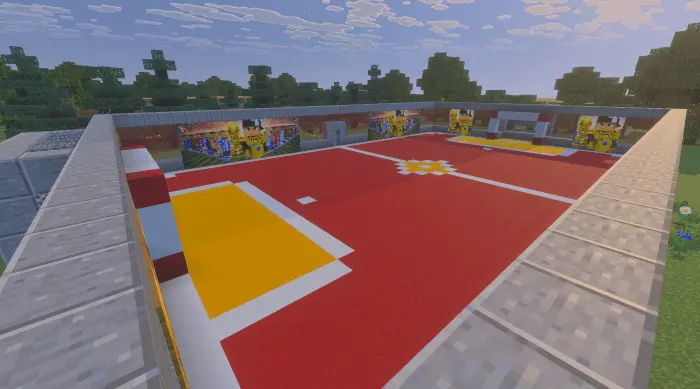 the dream blockball ultimate soccer map screenshot