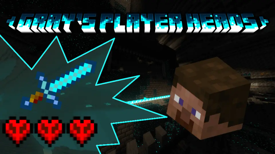 Gray's Player Heads Mod / Addon thumbnail