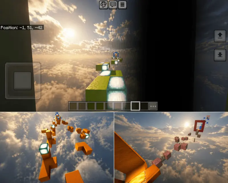 half vision parkour map screenshot