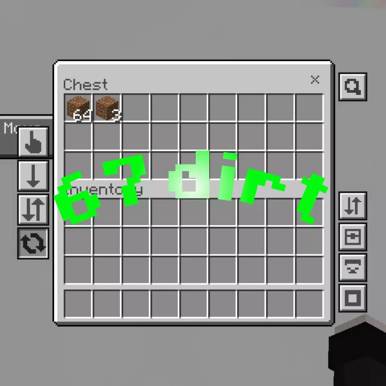 skyblock dirt map screenshot