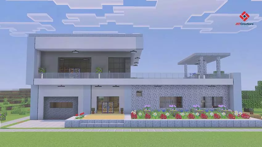 modded modern house 12 with furnitures map thumbnail