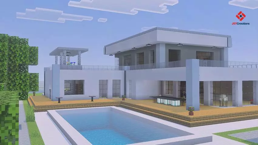 modded modern house 12 with furnitures map screenshot
