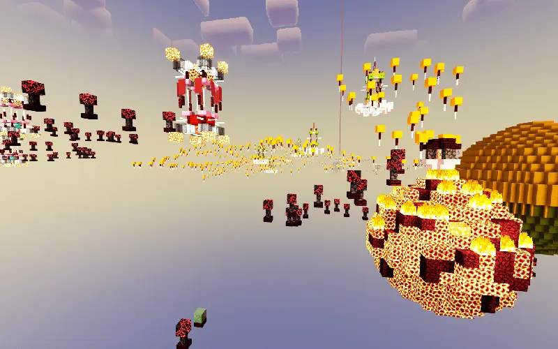 the galactic parkour map screenshot