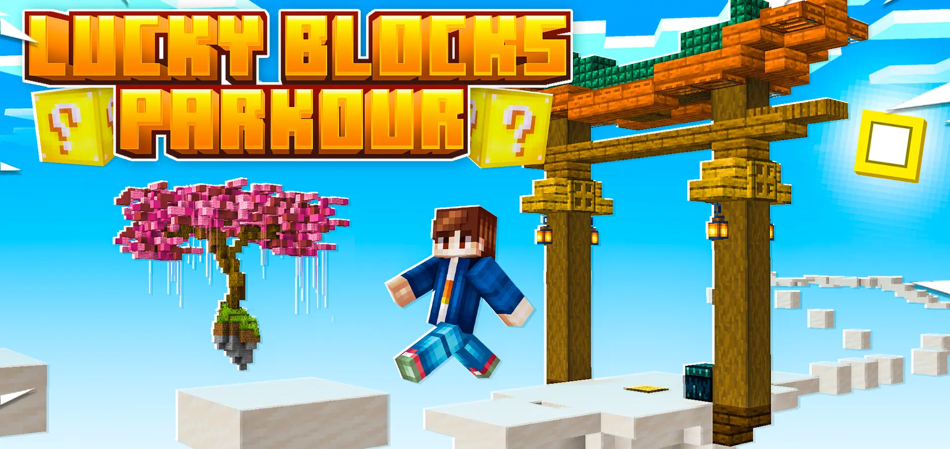 lucky blocks parkour map thumbnail