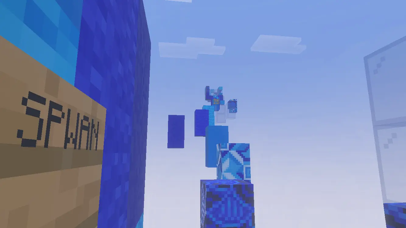 parkour for 4 player map screenshot