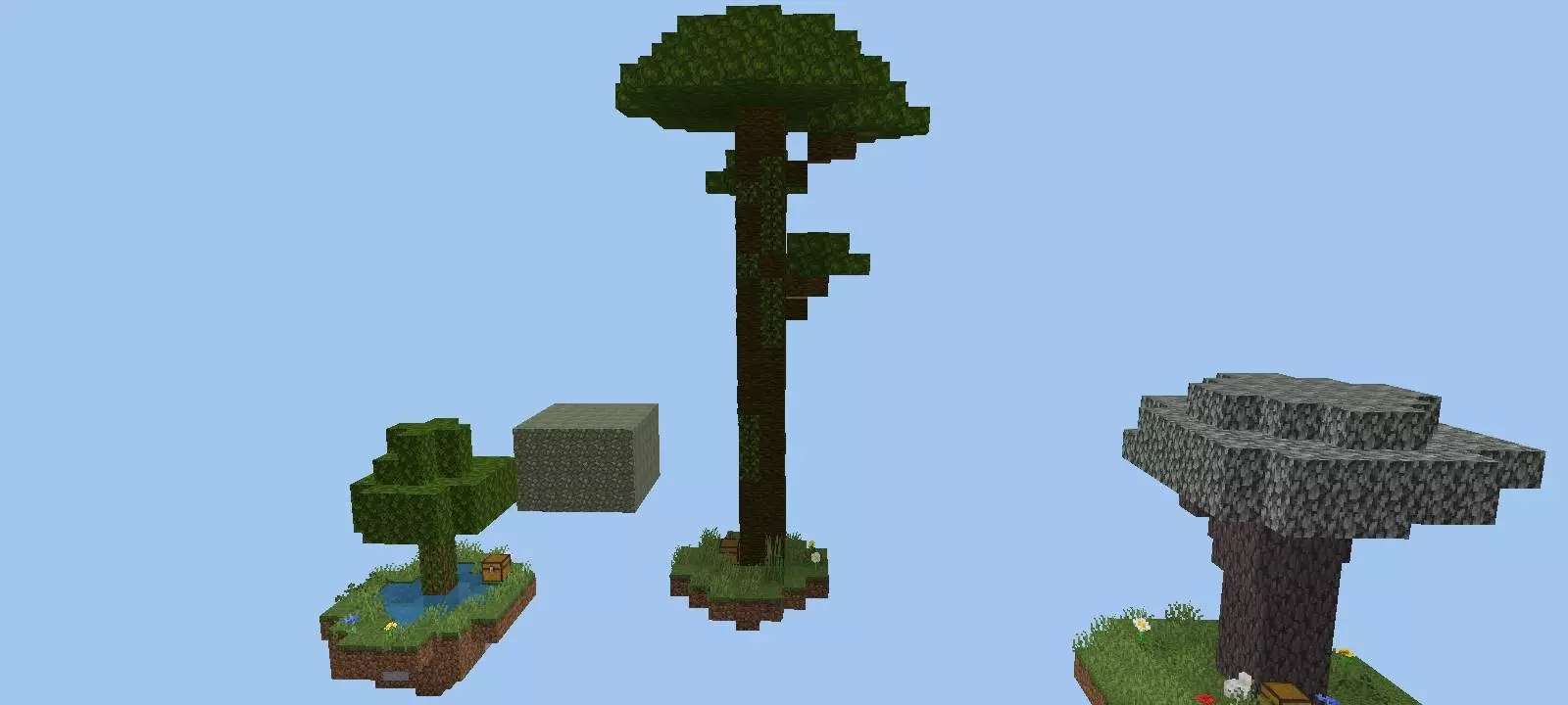 skyblock survival void island challenge map screenshot