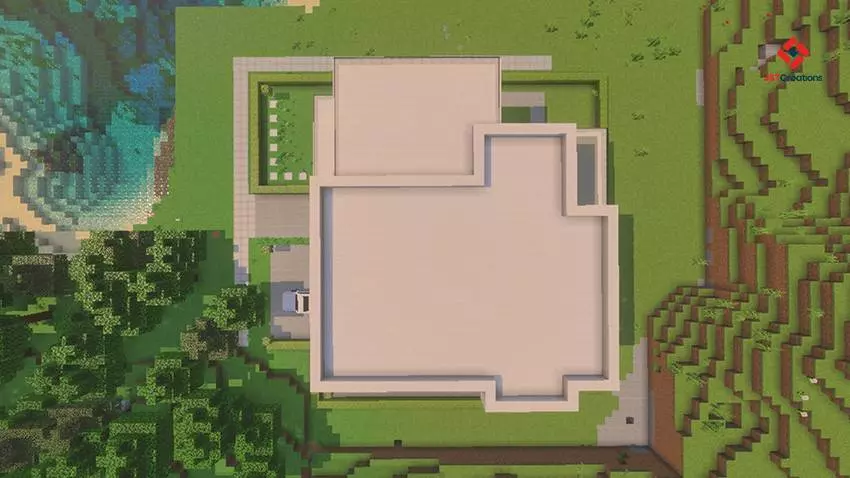 modern house 10 with furnitures map screenshot
