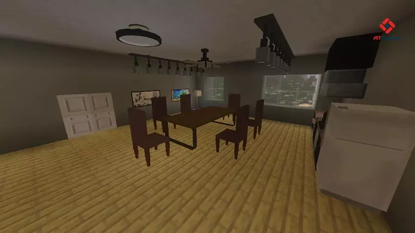modern house 10 with furnitures map screenshot