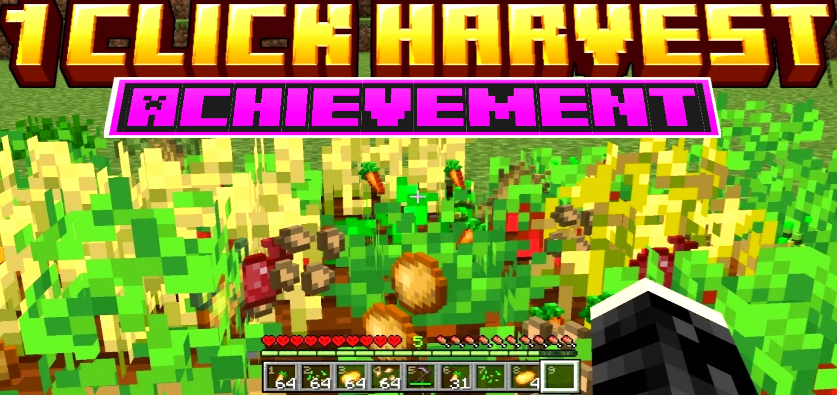 One Click Harvest Mod / Addon thumbnail