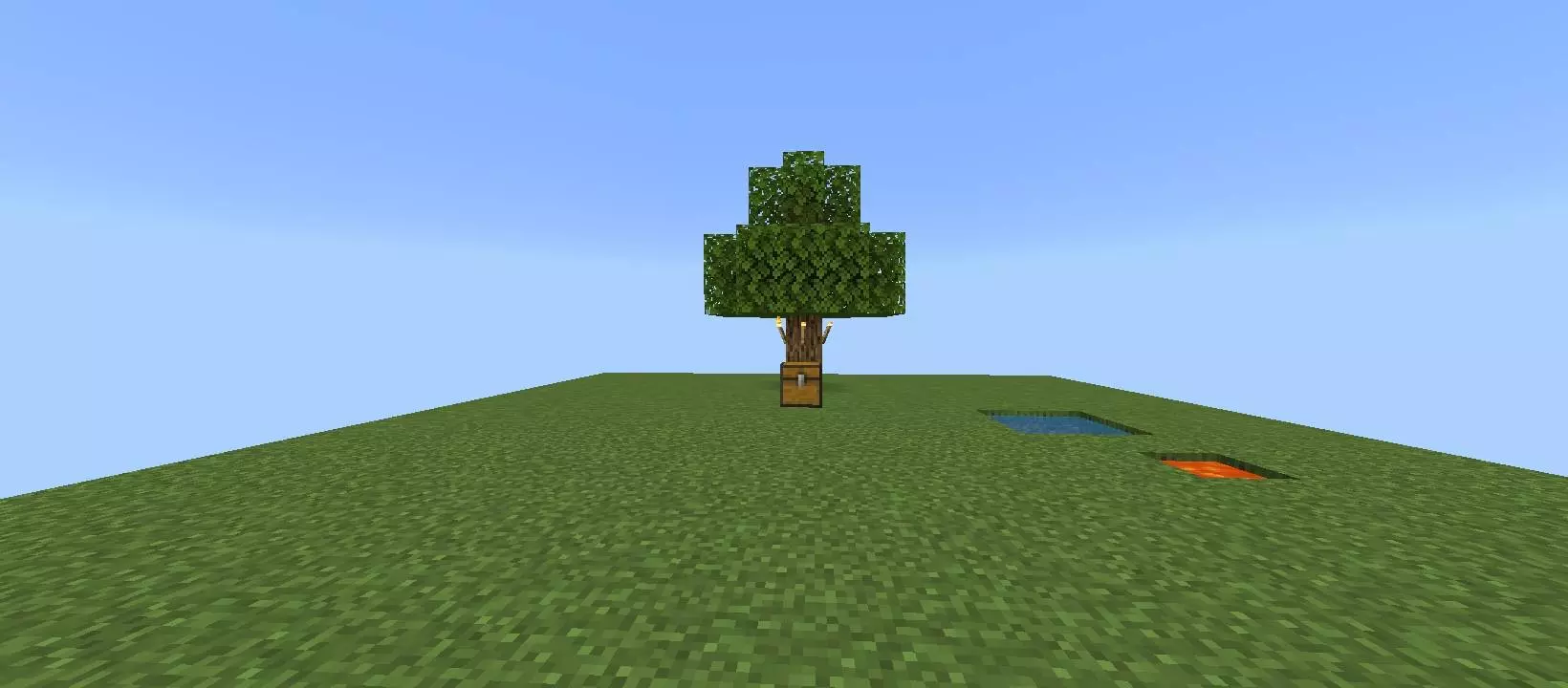 onechunk with one layer hardcore map screenshot