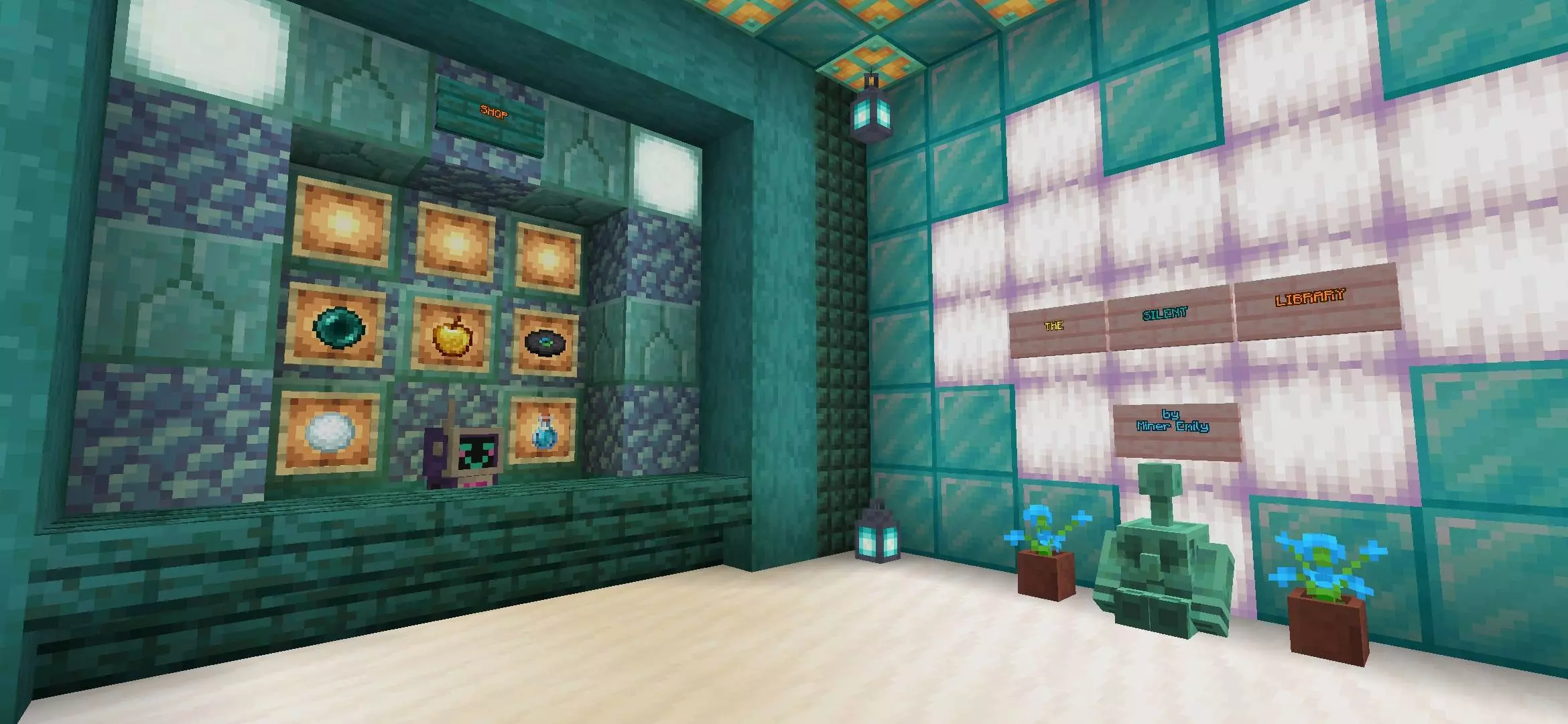 the silent library map screenshot