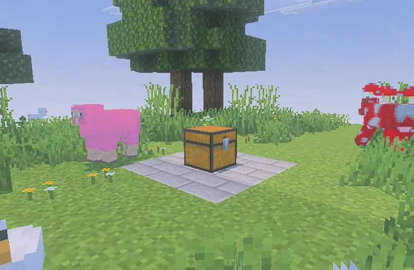 one chest for mcpebe map screenshot