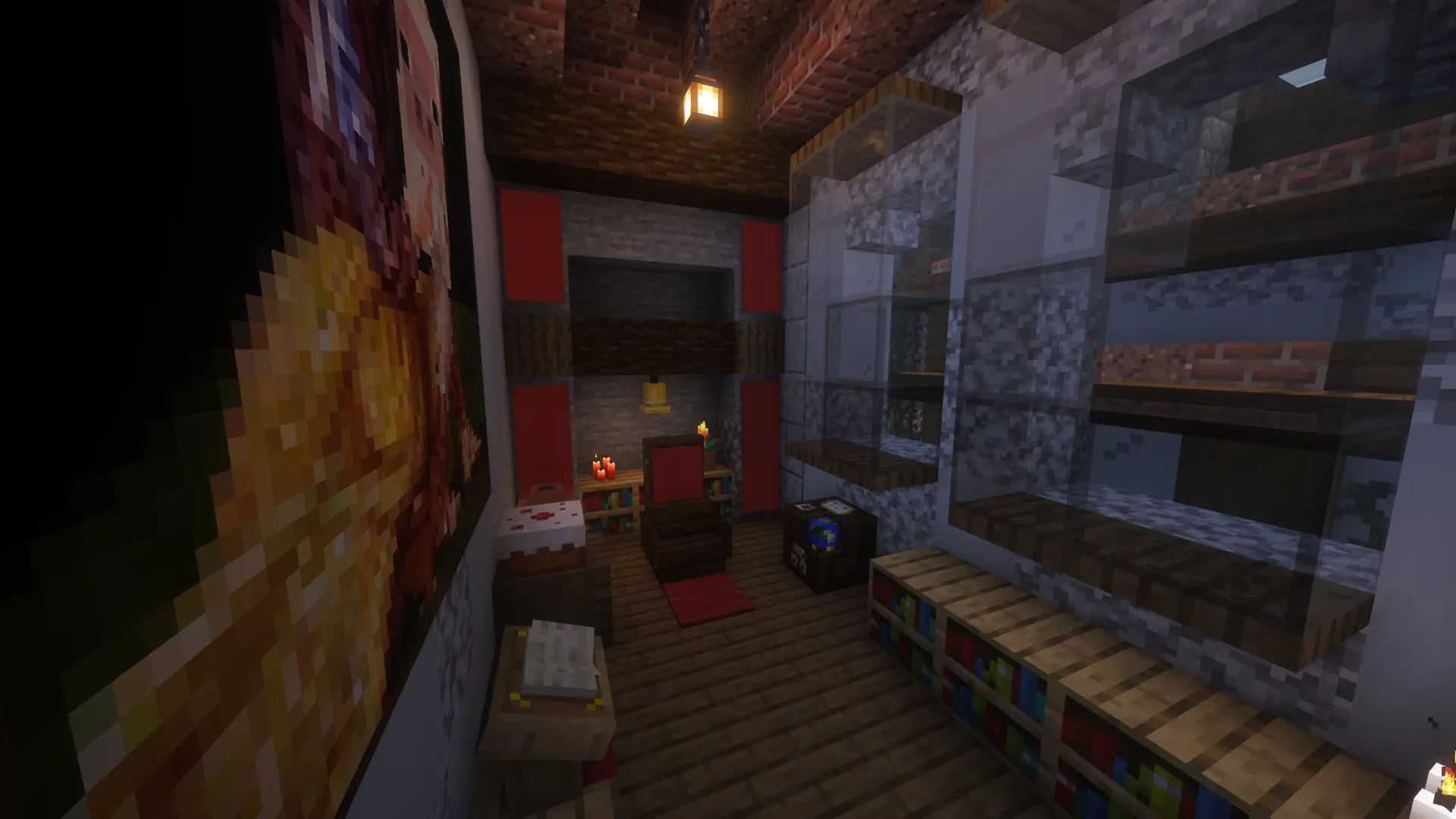 medieval fantasy mountain castle map thumbnail
