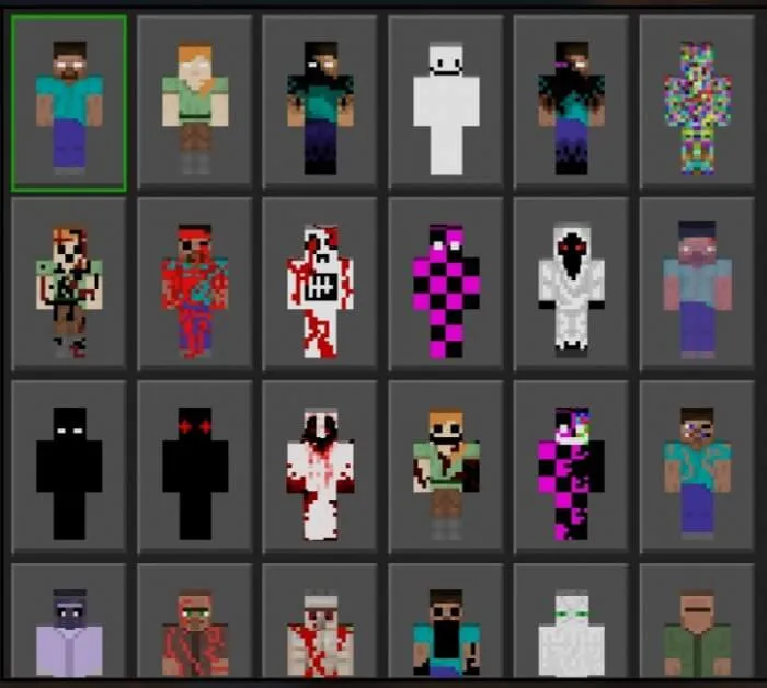 Minecraft Creepypastas/Legends Skin Pack screenshot 2