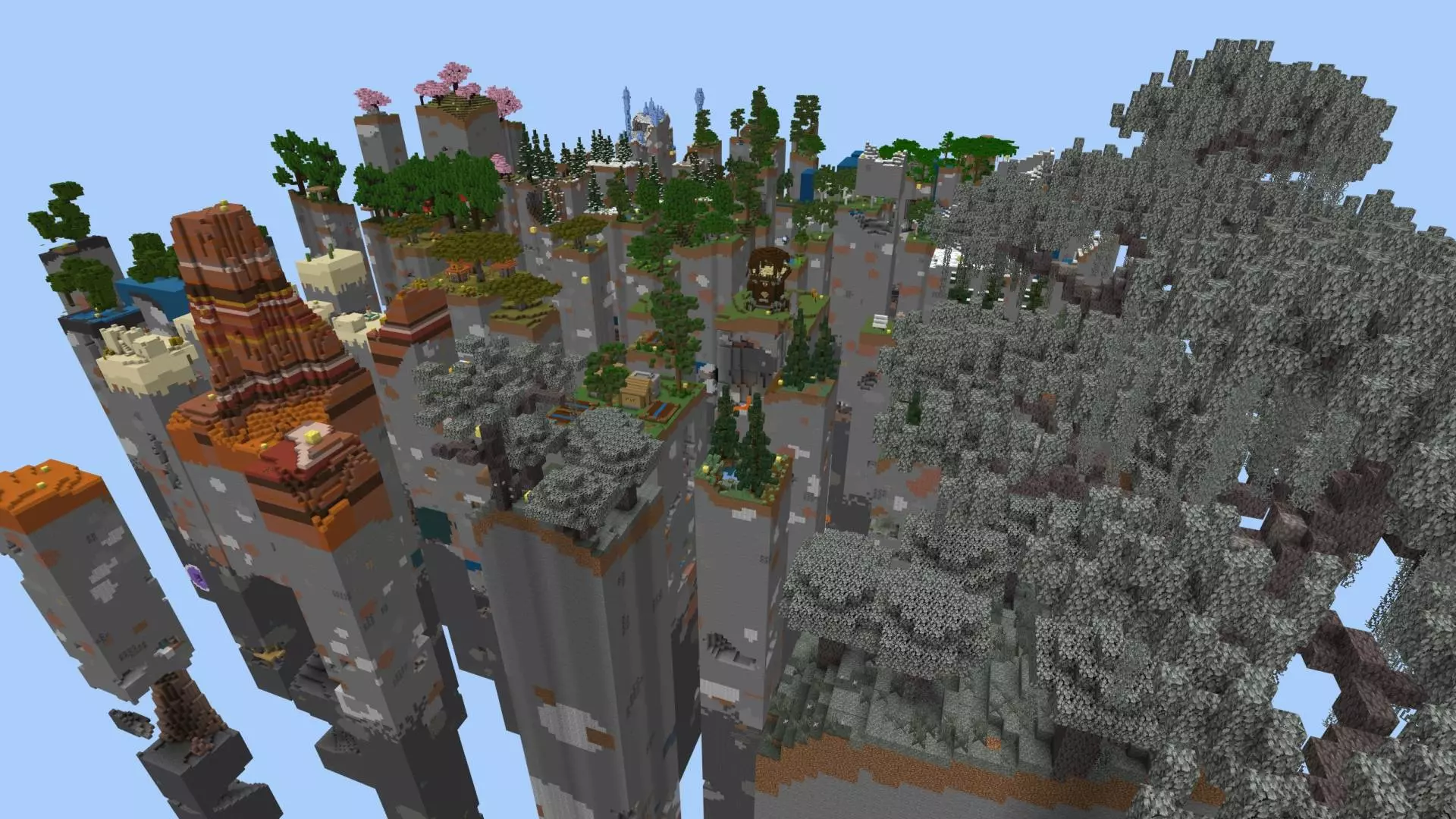 lucky blocks chunk challenge map screenshot