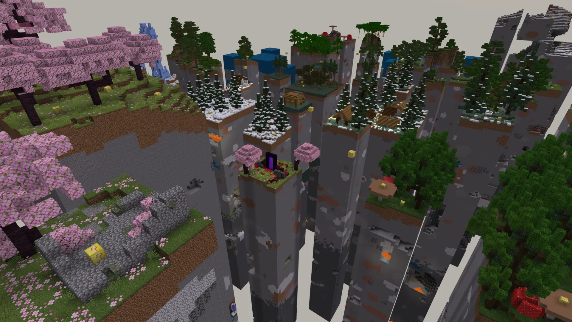 lucky blocks chunk challenge map screenshot