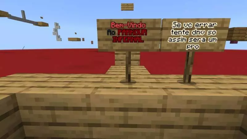 parkour hellish map screenshot