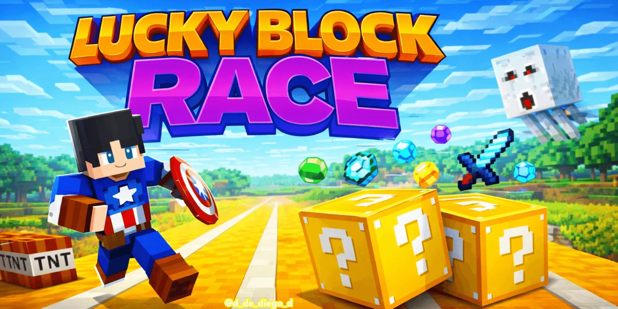 lucky cubes race and pvp map thumbnail