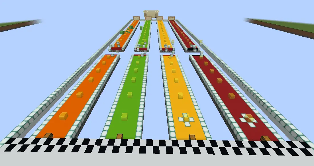 lucky cubes race and pvp map screenshot