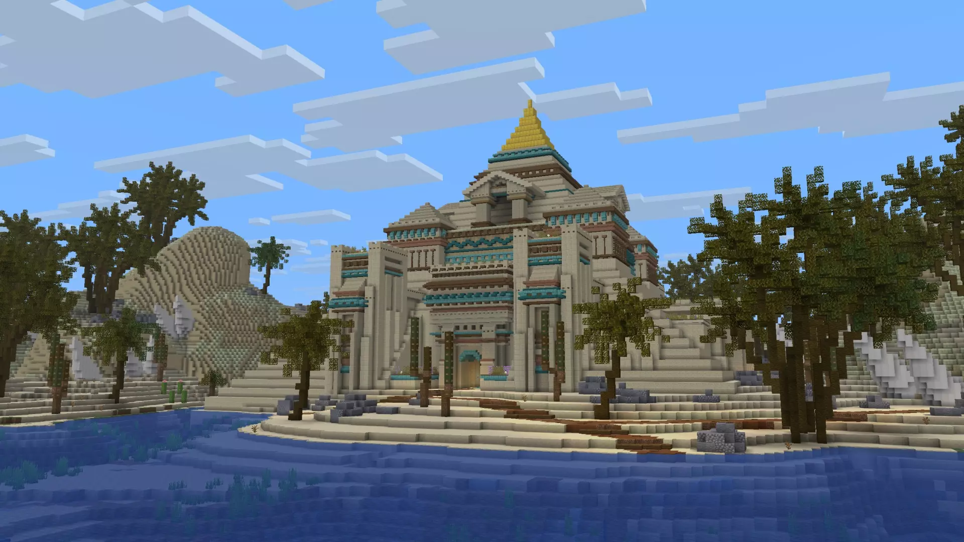 mega desert pyramid map screenshot