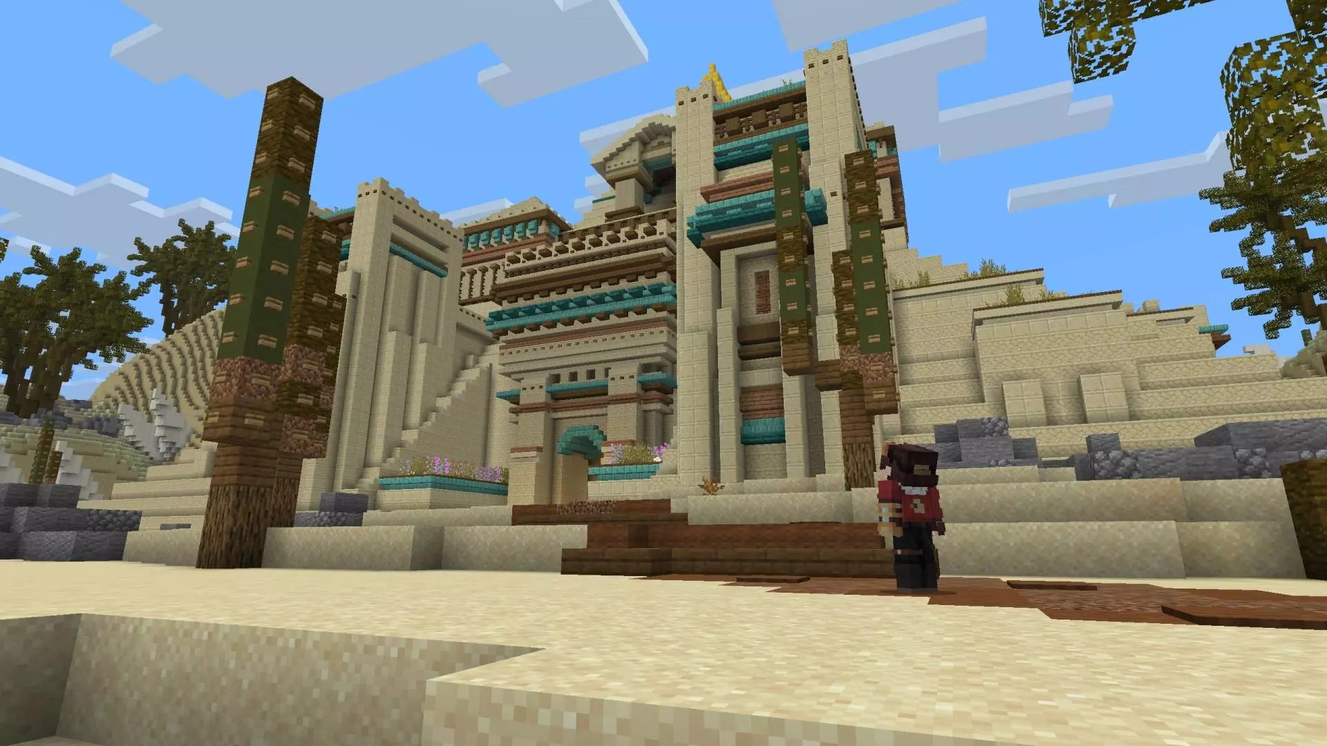 mega desert pyramid map screenshot