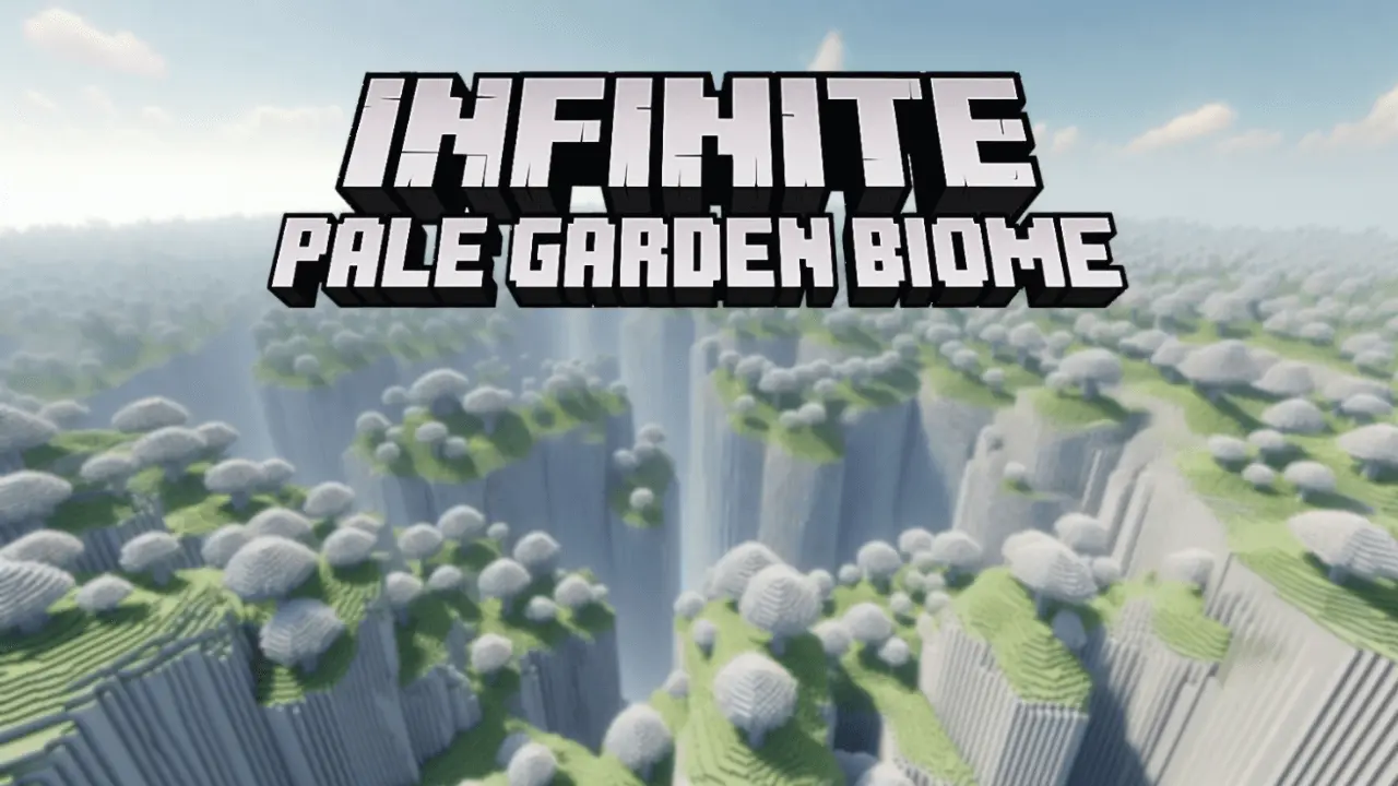 infinite pale garden biome map thumbnail
