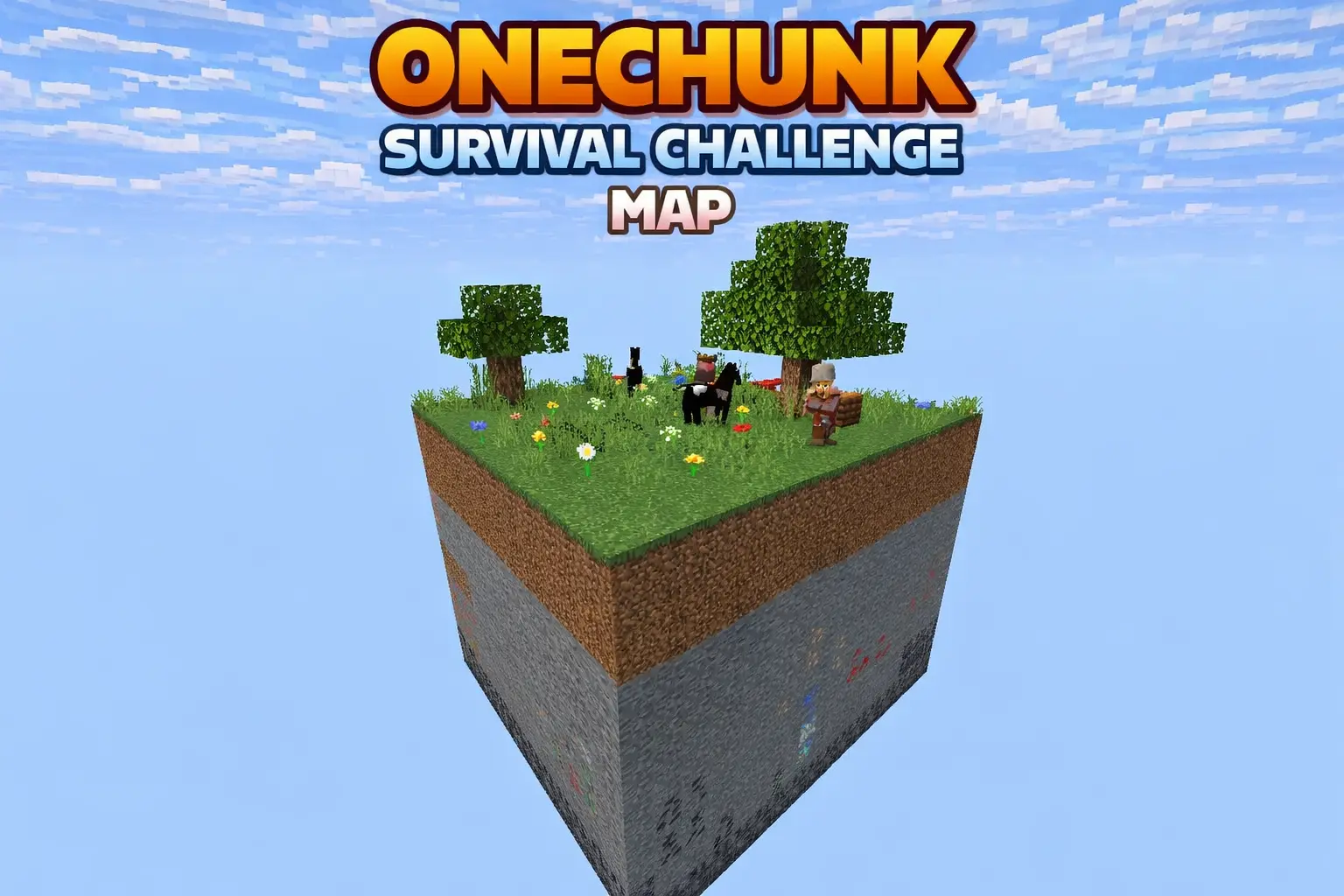 onechunk survival challenge map thumbnail
