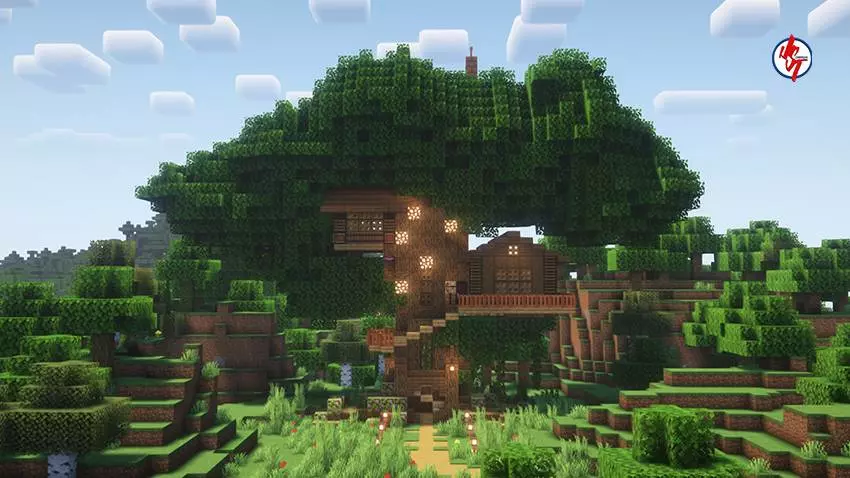 survival tree house map screenshot